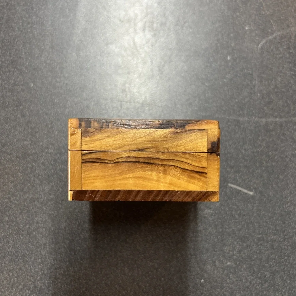 WWII-Era Olive Wood Jerusalem Box – OSS/CIA Woman's Holy Land‎ Relic Case